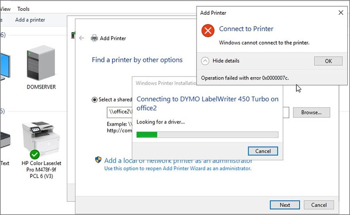 Cách khắc phục lỗi 0x0000007c khi in qua mạng trên máy tính Windows 10