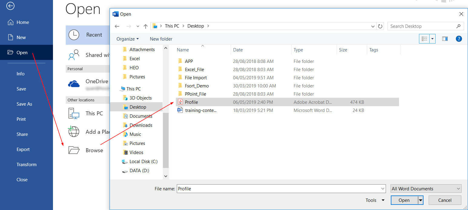 Cách chỉnh sửa file PDF bằng Microsoft Word Cách chỉnh sửa file PDF bằng Microsoft Word