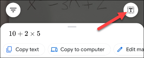 Thêm phép toán vào Google Lens