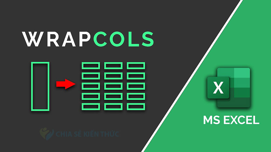 Hướng dẫn chi tiết cách sử dụng hàm WRAPCOLS trong Excel