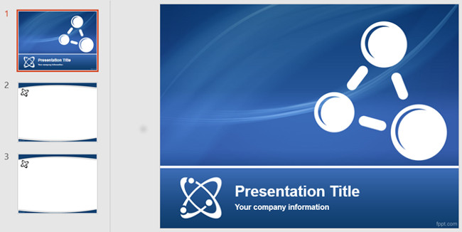 Mẫu slide PowerPoint dành cho môn vật lý