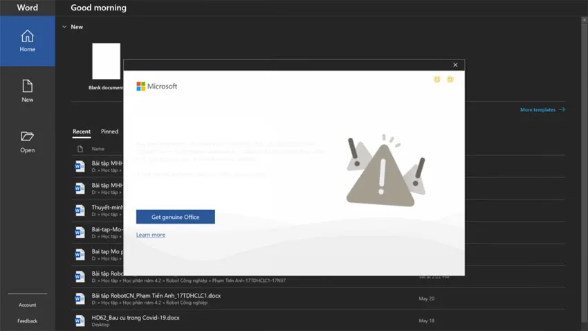 Cách khắc phục lỗi Get Genuine Office thành công 100%