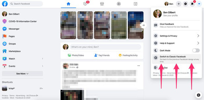 Facebook web update giao diện đen sì cho tất cả người dùng Việt Nam, bạn đã biết cách đổi ngay chưa? - Ảnh 6. Facebook web update giao diện đen sì cho tất cả người dùng Việt Nam, bạn đã biết cách đổi ngay chưa? - Ảnh 6.