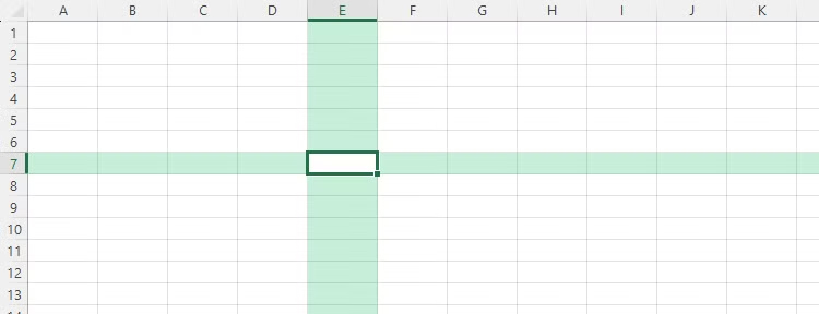 Hướng dẫn dùng tính năng Focus Cell trong Excel làm nổi bật dữ liệu - Bước 1.2