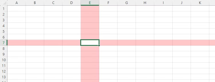Hướng dẫn dùng tính năng Focus Cell trong Excel làm nổi bật dữ liệu - Bước 2.2
