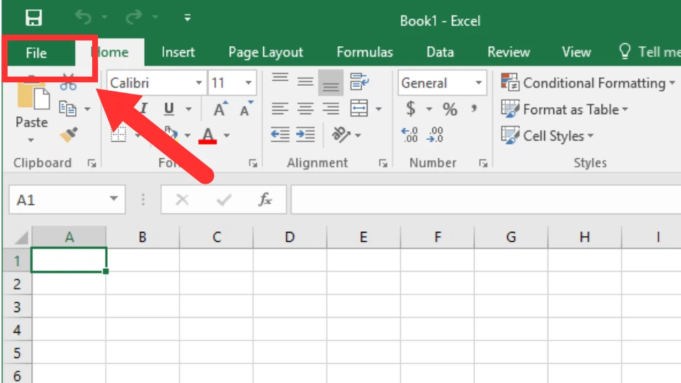 Cách thay đổi dấu chấm thành dấu phẩy trong Excel - Bước 1.1