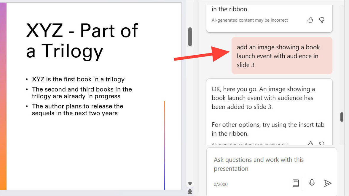 Cách sử dụng Copilot để tạo slides trong PowerPoint - Bước 6.2