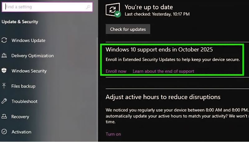 Cách nhận thêm 1 năm cập nhật Windows 10 không tốn một xu - 2