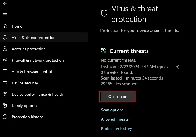 Cách quét PC để tìm phần mềm độc hại bằng Command Prompt