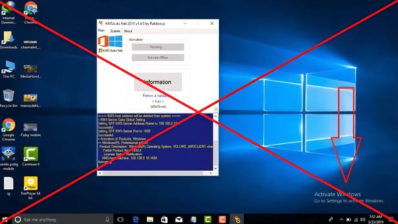 2,8 triệu thiết bị toàn cầu nhiễm mã độc vì công cụ kích hoạt Windows lậu