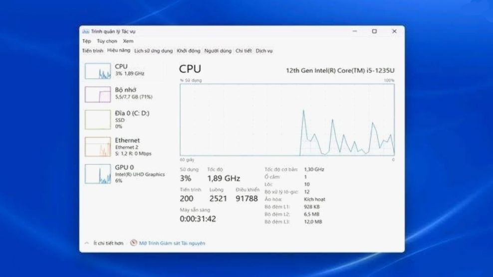 Cách đưa Task Manager 'cổ điển' trở lại với Windows 11