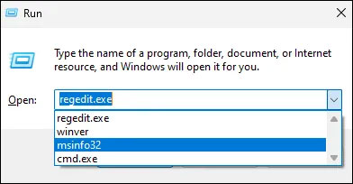 Xóa lịch sử khỏi Registry
