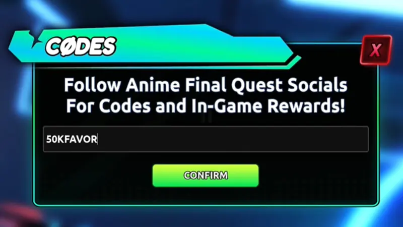 Code Anime Final Quest mới nhất - Ảnh 4