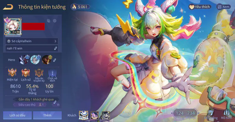 Code Reset Rank tân thủ dành cho Liên Quân