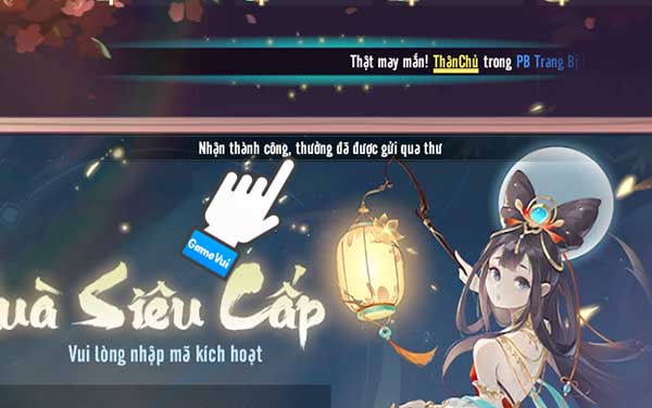 Cách nhập và redeem code Tuyệt Thế Trảm Yêu Ký - Bước 4