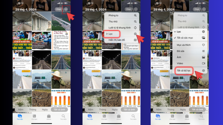 Cách chặn lưu ảnh iMessage vào album thông qua ứng dụng Ảnh - Bước 1