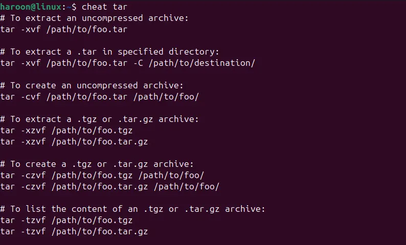 Cách sử dụng cheat.sh để làm chủ bất kỳ lệnh nào trong Linux - Ảnh 4
