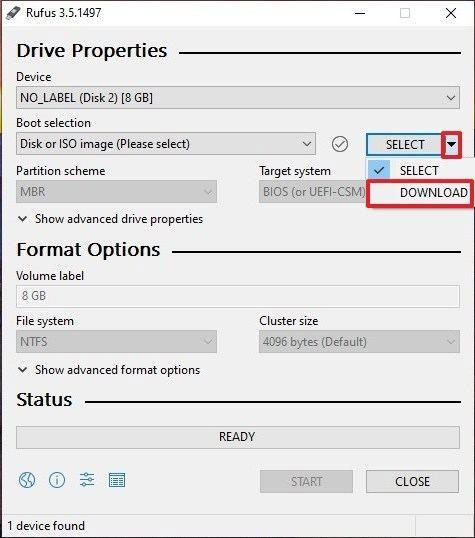 Tạo USB Boot bằng Rufus - Bước 3