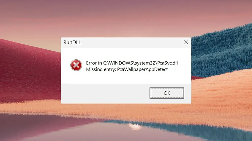 Cách khắc phục lỗi PcaWallapersAppDetect (PcaSvc.dll) trên Windows 11 24H2