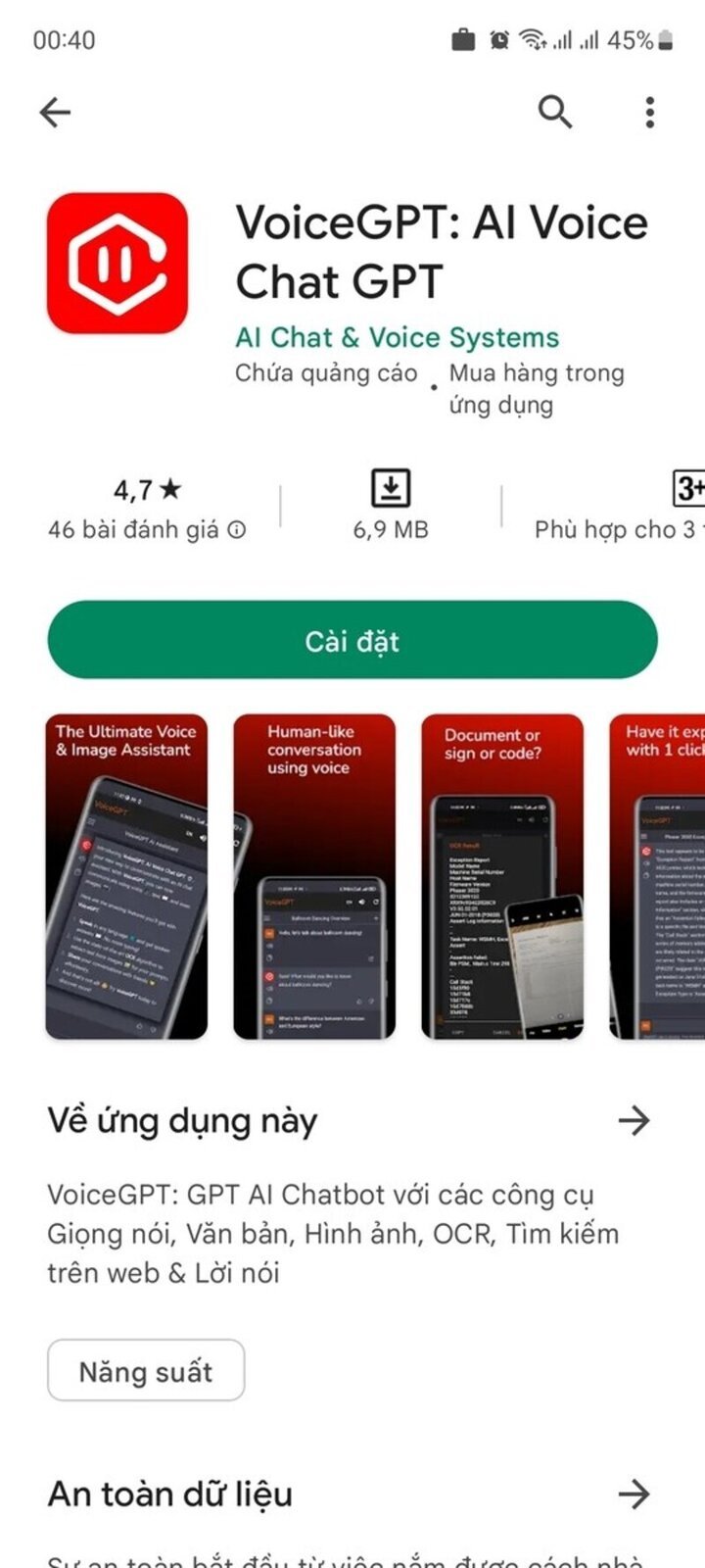 Cách trò chuyện với ChatGPT thông qua giọng nói - Bước 1
