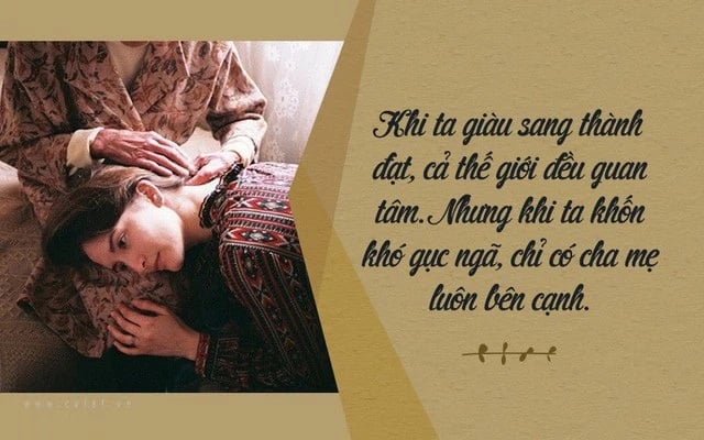 Người xưa thường nói: “Bách thiện, hiếu vi tiên”. Nếu một người thậm chí công ơn nuôi dưỡng của cha mẹ cũng không báo đáp thì người này hẳn là một người rất ích kỷ.