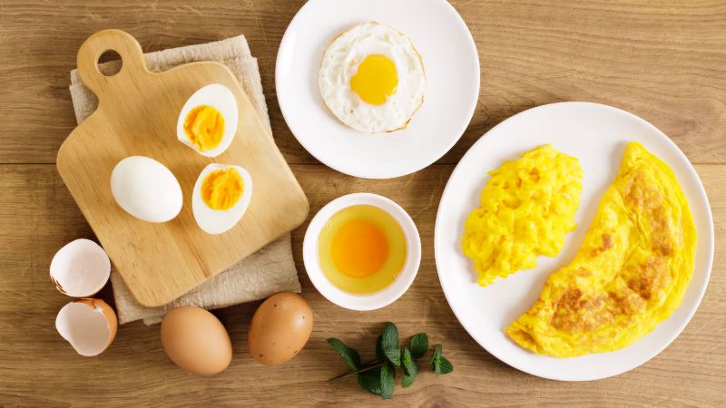 Trứng - giàu protein