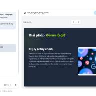 Trải nghiệm tạo slide tự động với Canvas trong Gemini