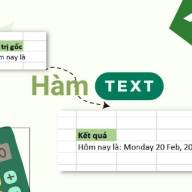 Cách dùng hàm TEXT trong Excel để chuyển đổi số thành văn bản